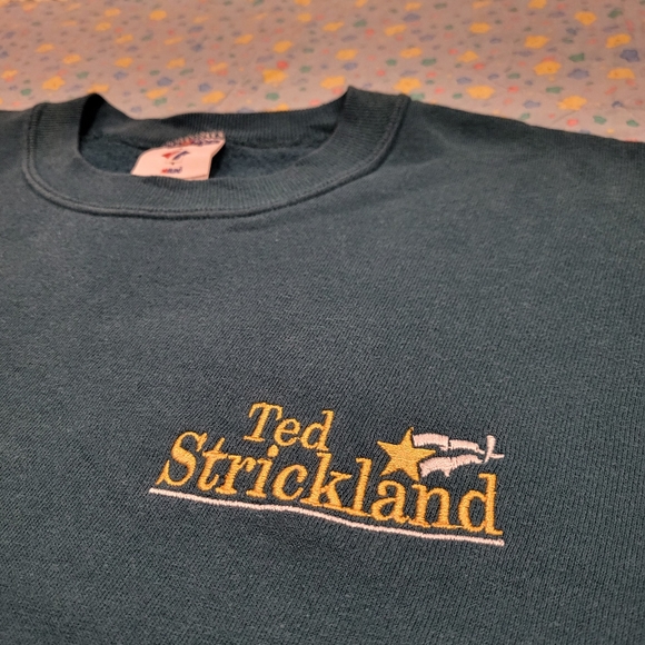 👨‍⚖️ Ohio Governor 🔥 Vintage Ted Strickland Sweater 💎 XL 🇺🇸 USA Democrat 🔥 - Picture 8 of 11
